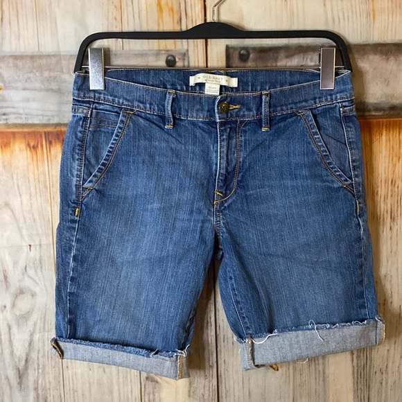Old Navy Pants - Old Navy Cut Off Jean Shorts DIY